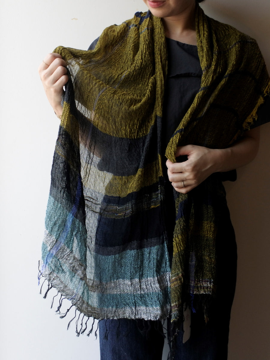 tamaki niime ｜ roots shawl MIDDLE　cotton