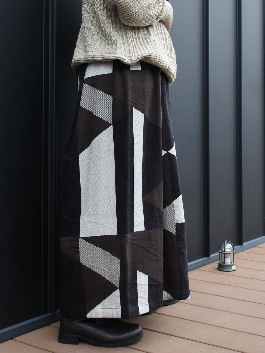 tamaki niime ｜ヲリヲリ wide pants LONG　cotton