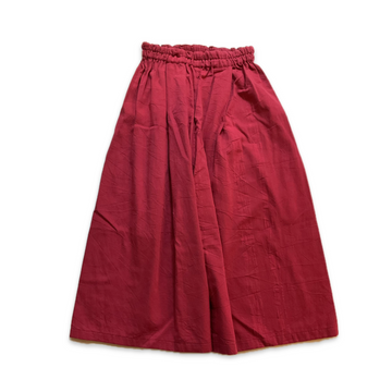 tamaki niime ｜テッパン wide pants LONG　ruby pink　cotton