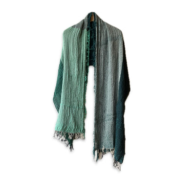 tamaki niime ｜ basic two tone shawl-5 BIG　cotton  096