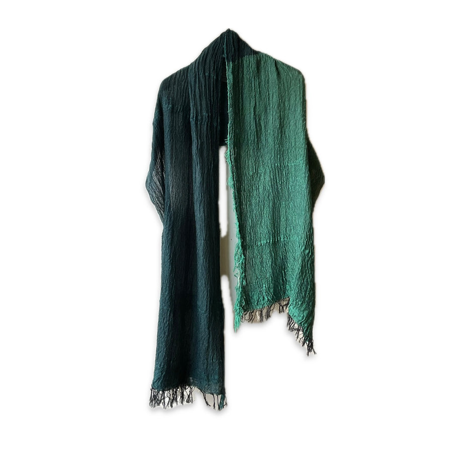 tamaki niime ｜ basic two tone shawl-5 BIG　cotton  096
