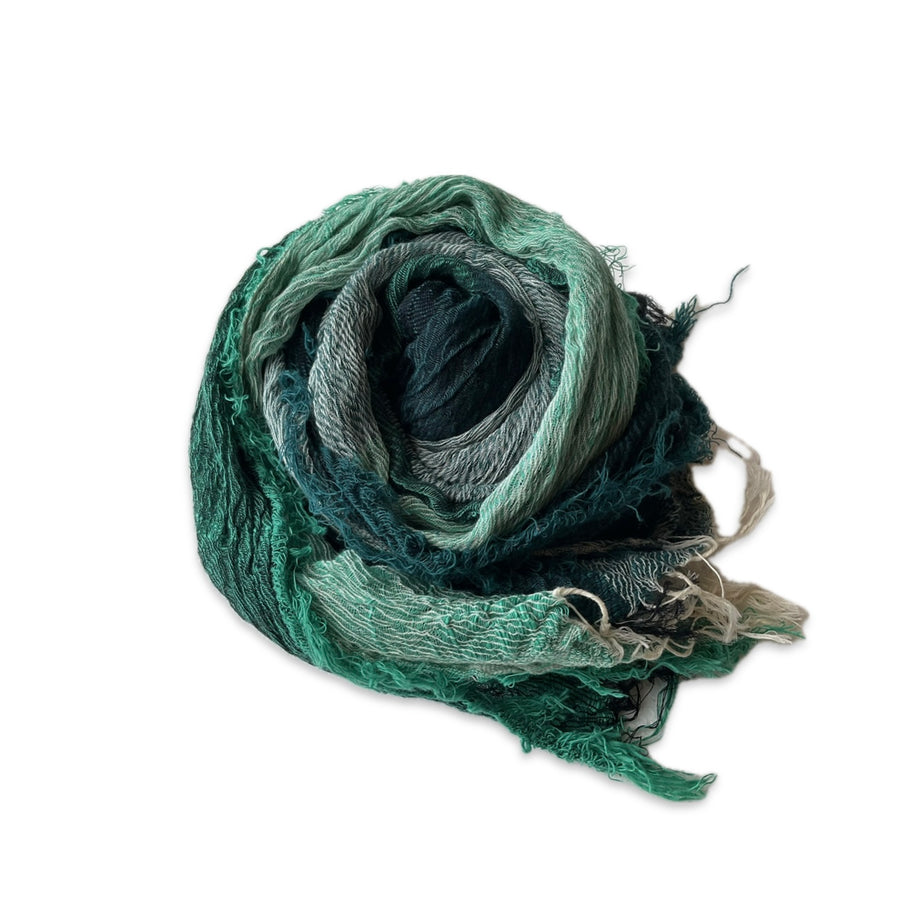 tamaki niime ｜ basic two tone shawl-5 BIG　cotton  096