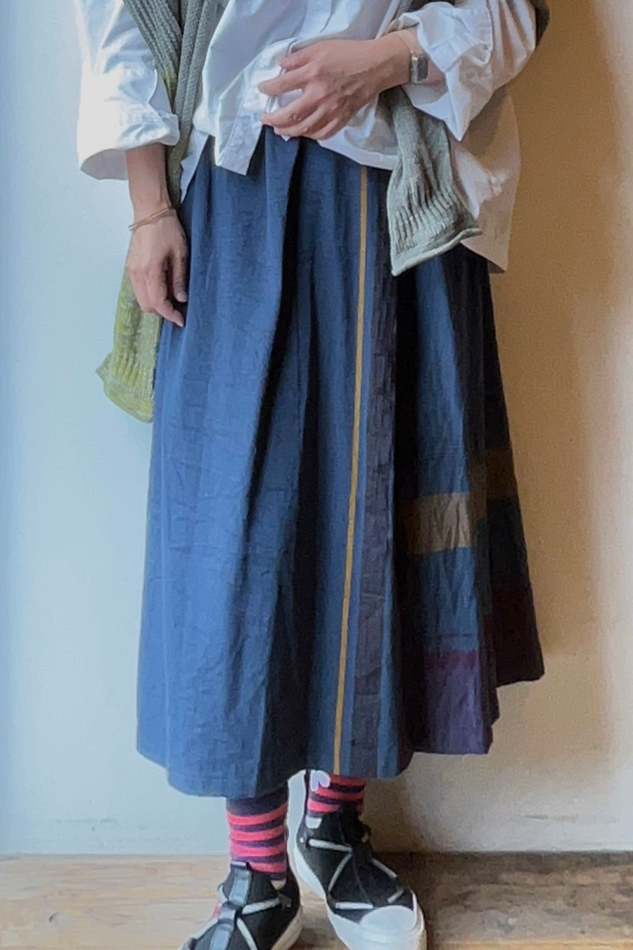 tamaki niime ｜powan skirt SHORT　cotton 002