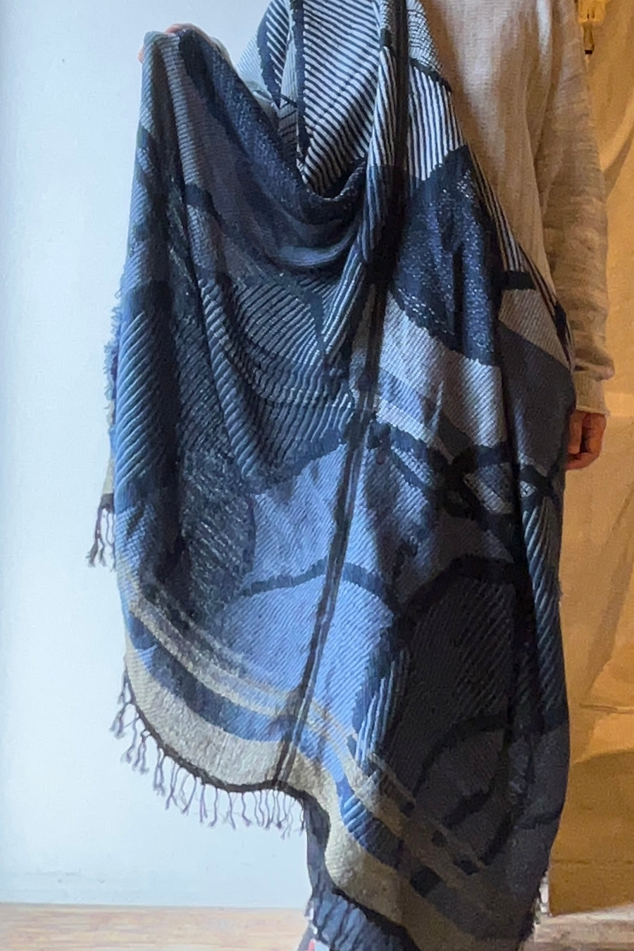 tamaki niime ｜ JQ shawl BIG　wool  001