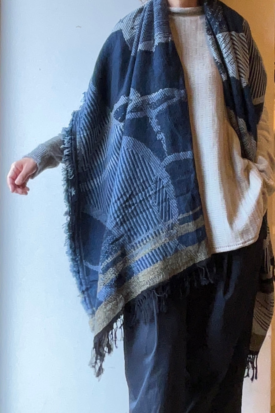 tamaki niime ｜ JQ shawl BIG　wool  001