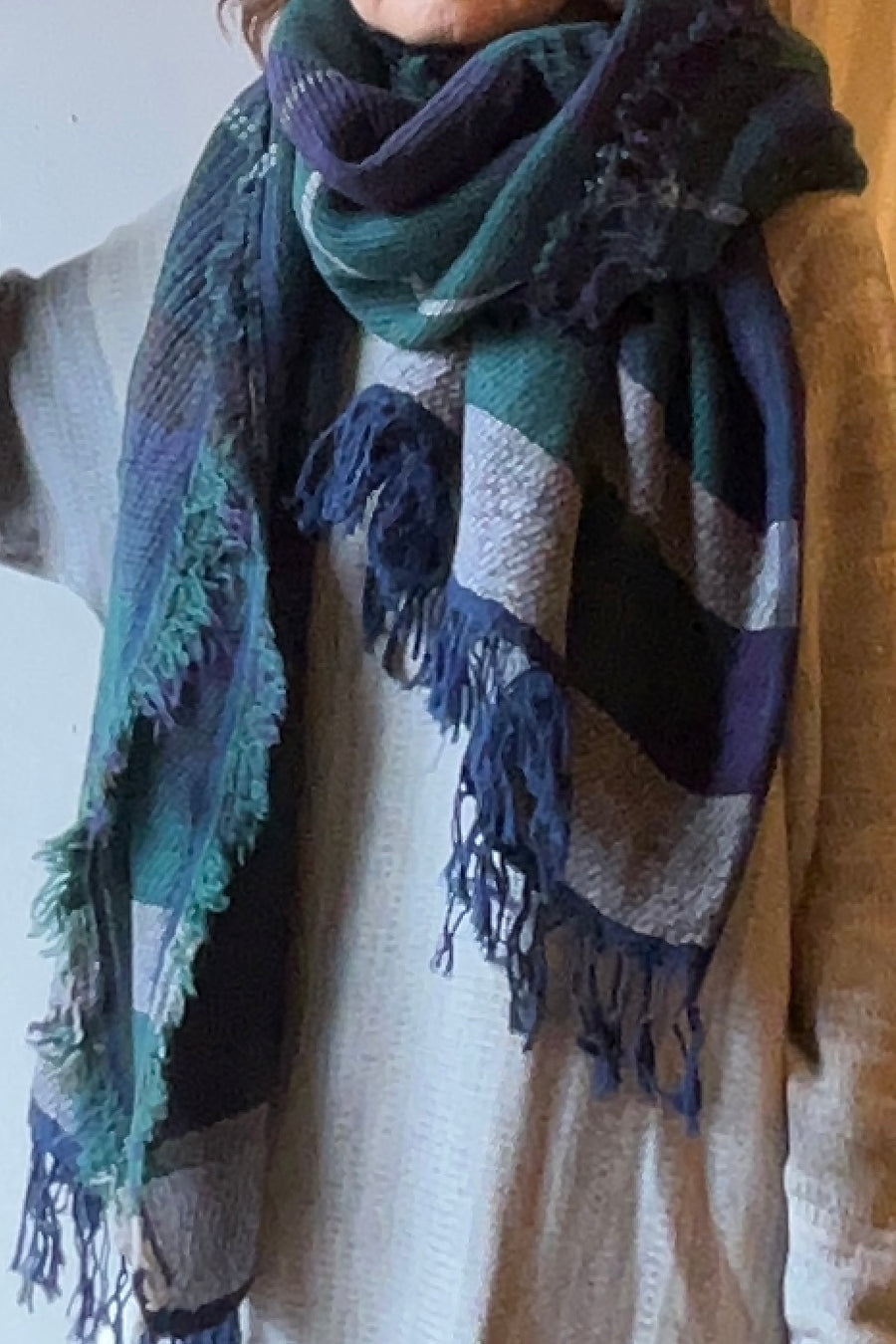 tamaki niime ｜ JQ shawl BIG　wool  003