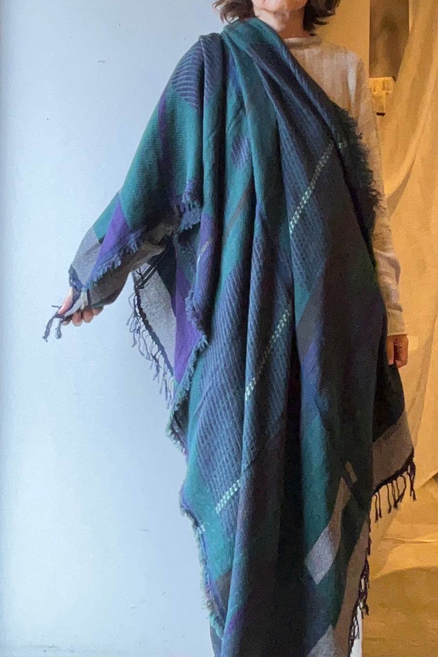 tamaki niime ｜ JQ shawl BIG　wool  003