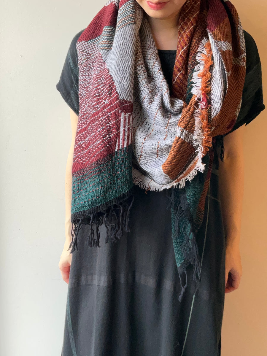 tamaki niime ｜ JQ shawl MIDDLE　wool