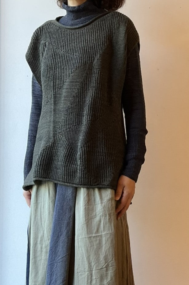 tamaki niime ｜ニットベスト　wool