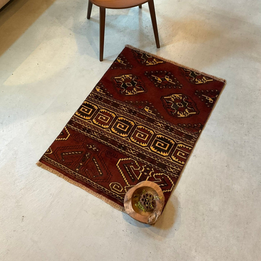 トライバルラグとオールドギャッベ展│【限定販売】トライバルラグ 　トルクメン　94×68㎝