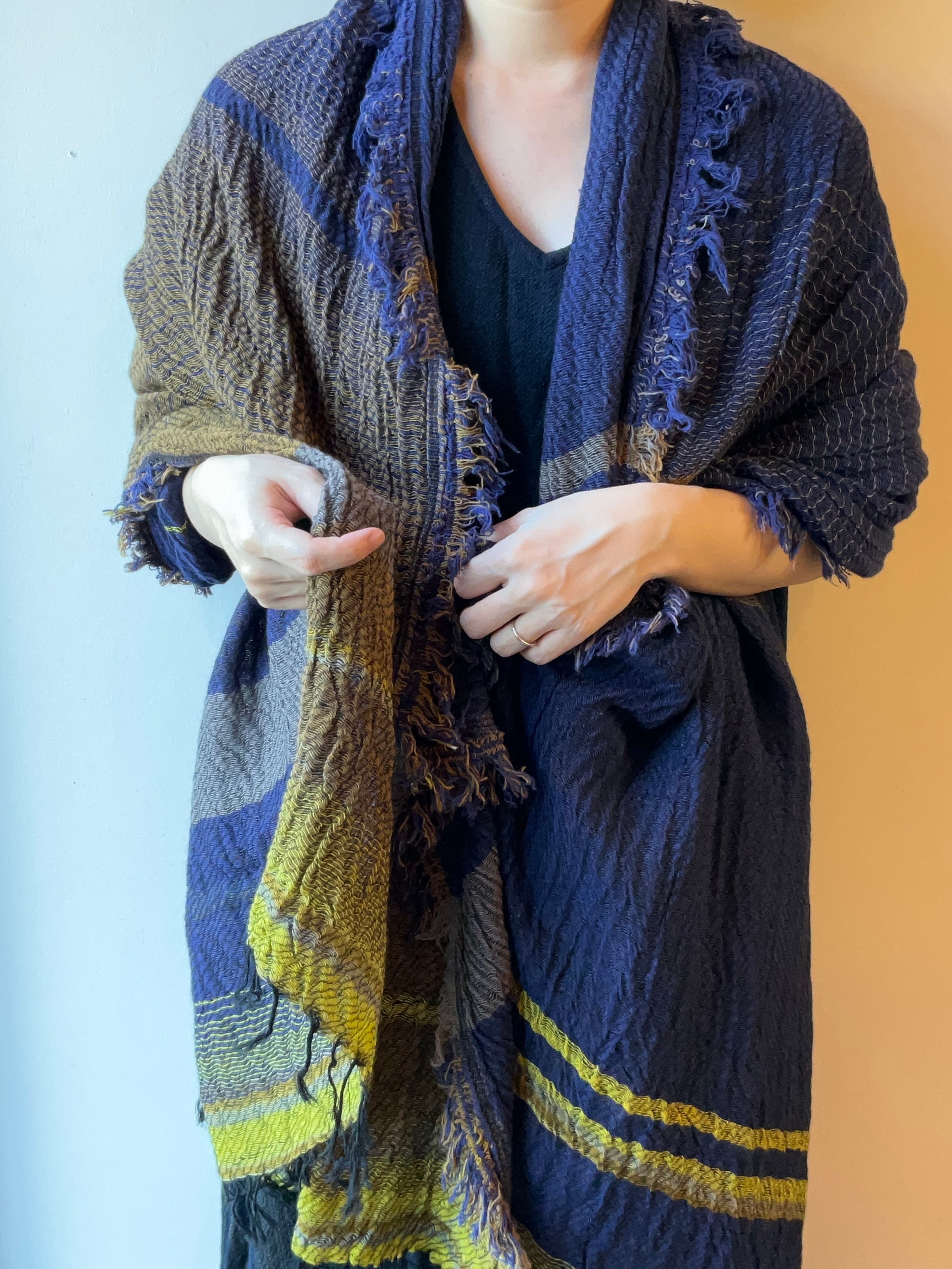 ノベルティ 巻きコテ ブルー クラフトジャーナル｜tamaki niime ｜ リモコ BIG cotton – CRAFT JOURNAL