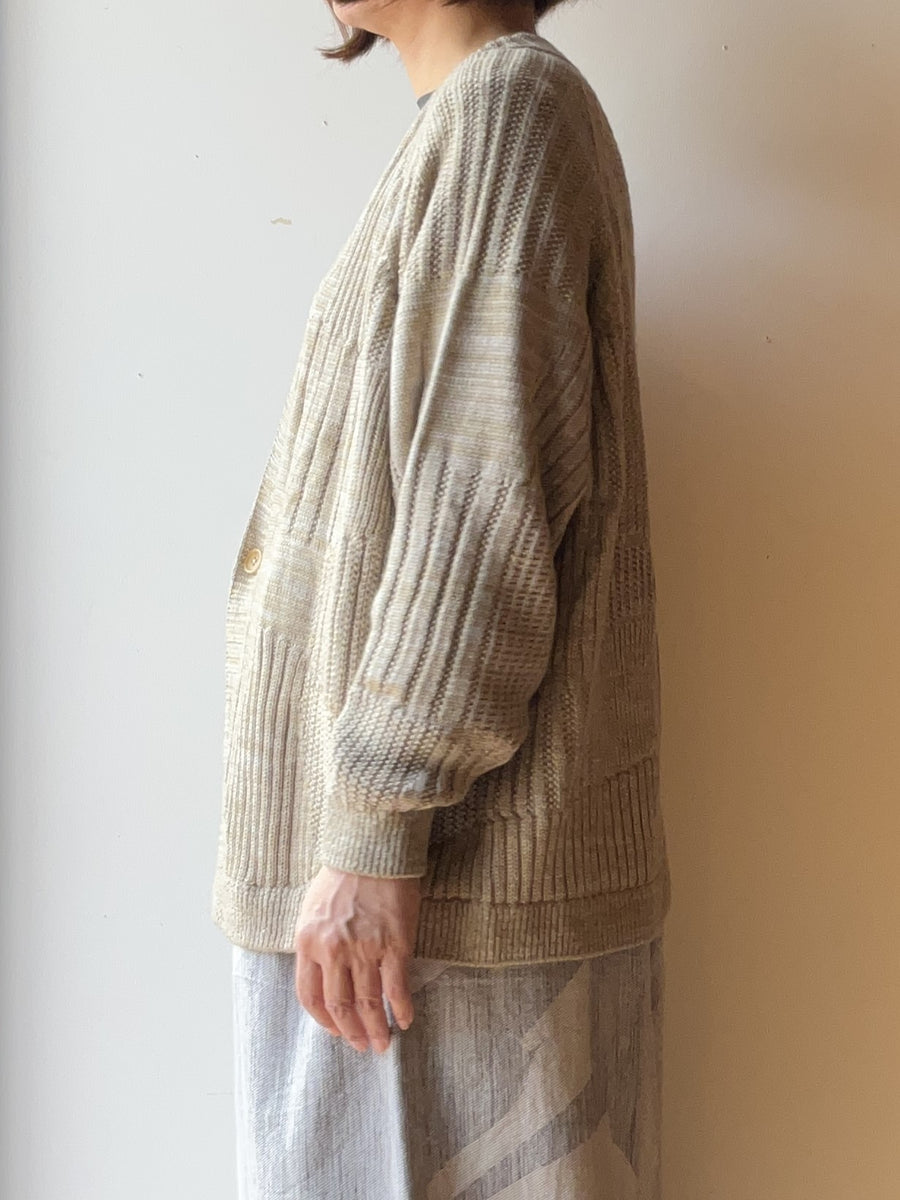 tamaki niime ｜CA knit  ボタン　wool  W062