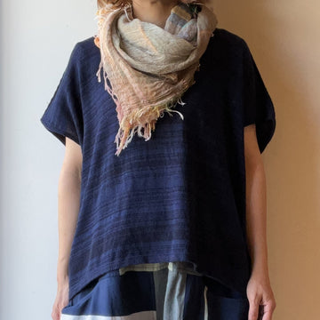 tamaki niime ｜ roots shawl  SQUARE　cotton