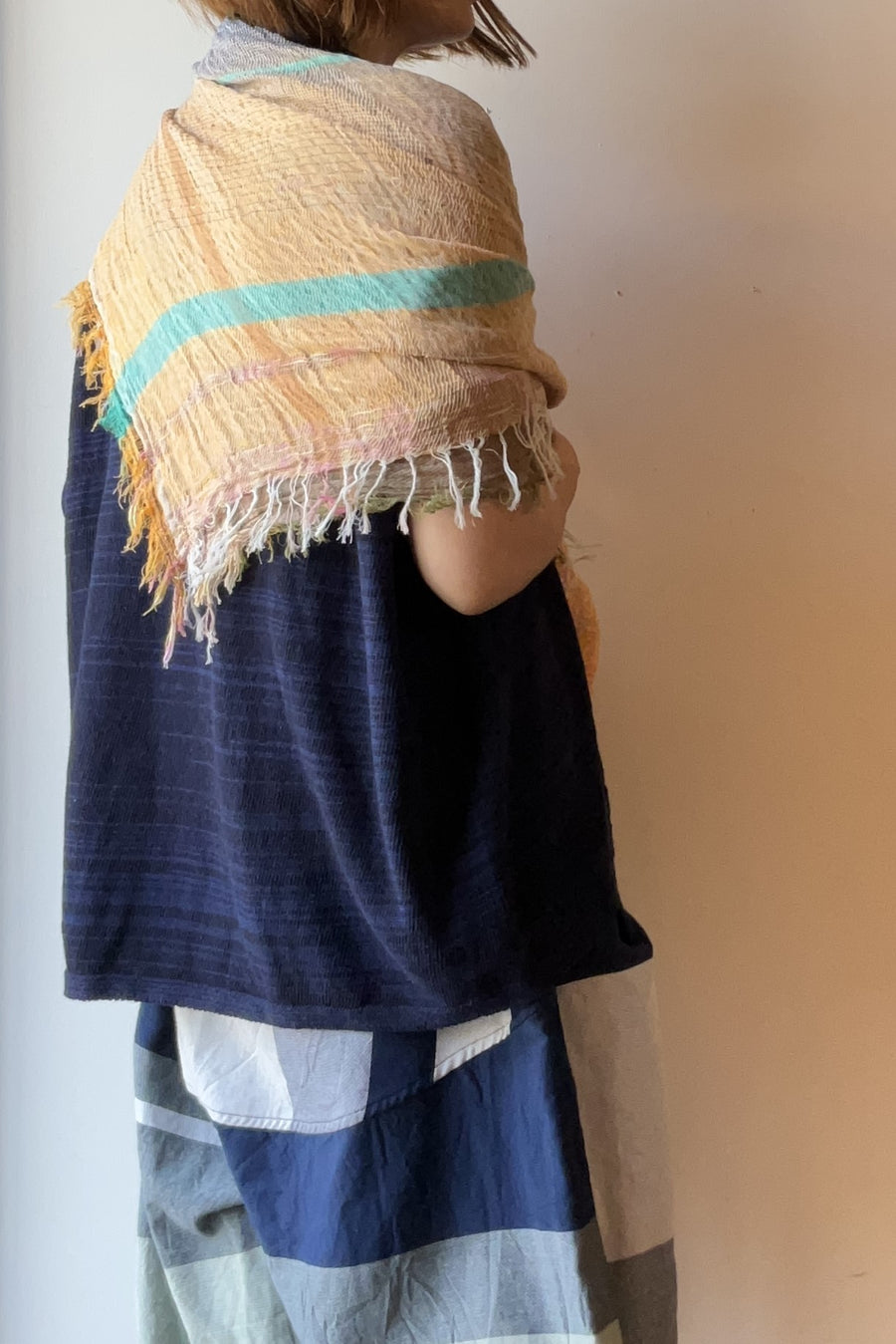 tamaki niime ｜ roots shawl  SQUARE　cotton