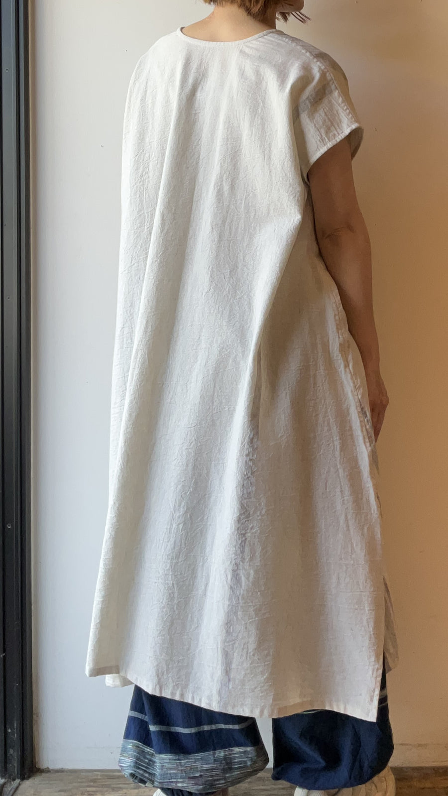 tamaki niime ｜廻　fuwa-T  LONG　濃淡  cotton