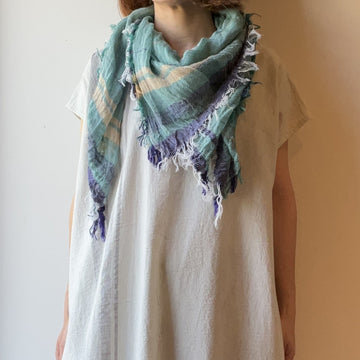 tamaki niime ｜ roots shawl  SQUARE　cotton