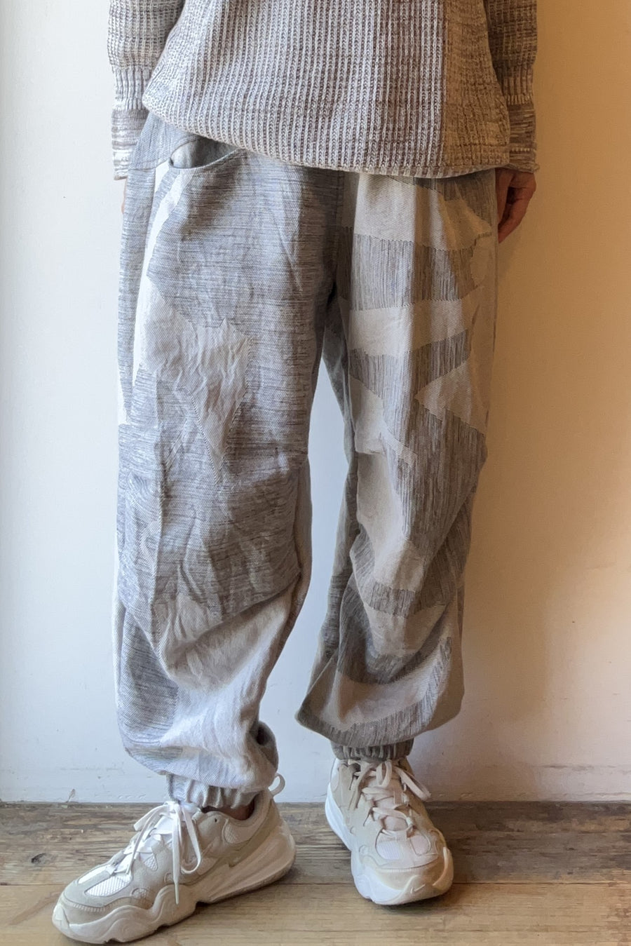 tamaki niime ｜ヲリヲリ nica pants HOSO　cotton