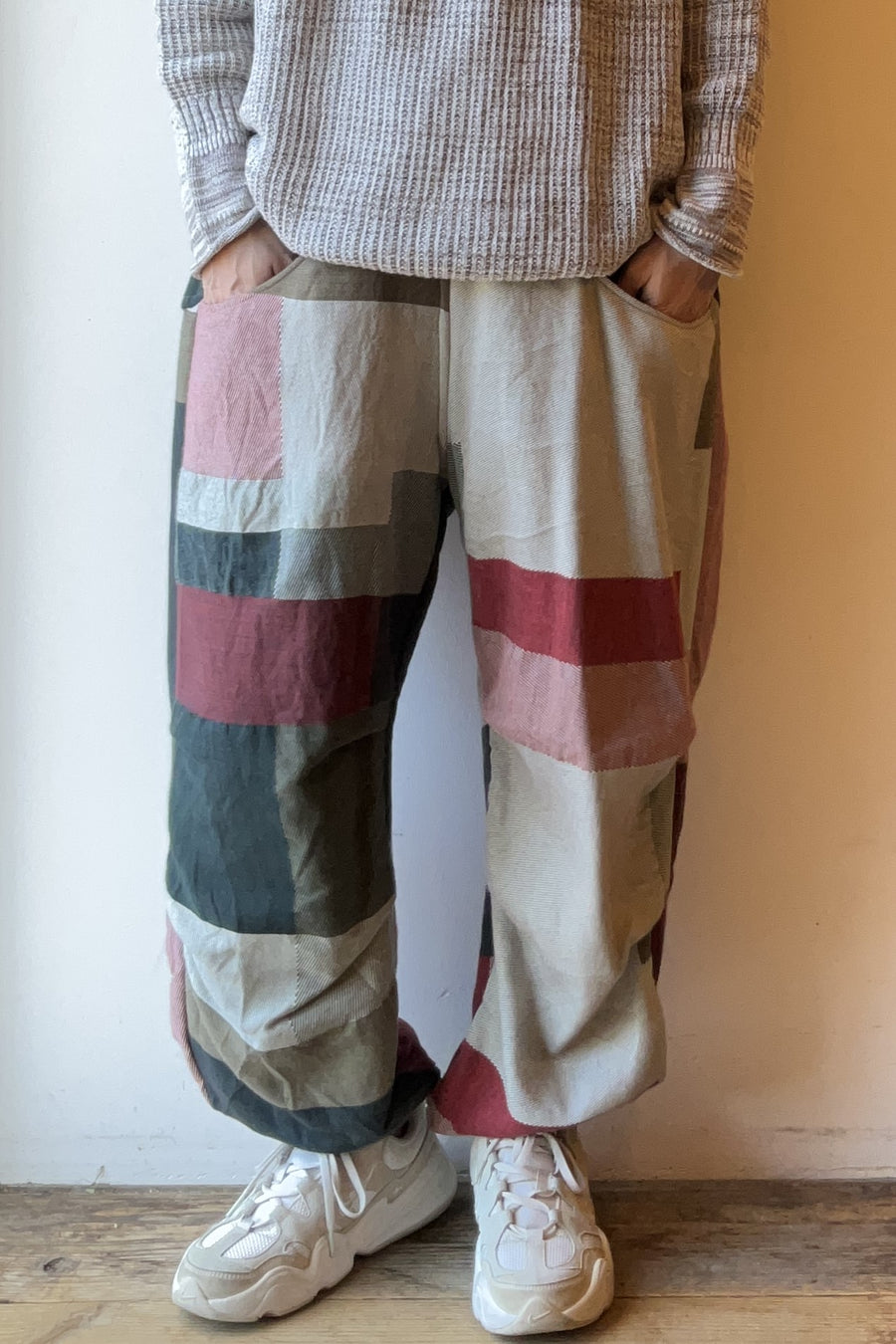 tamaki niime ｜ヲリヲリ nica pants HOSO　cotton