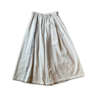 tamaki niime ｜廻　wide pants LONG　濃淡　cotton