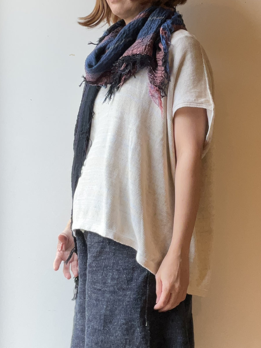 tamaki niime ｜ roots shawl  SQUARE　cotton