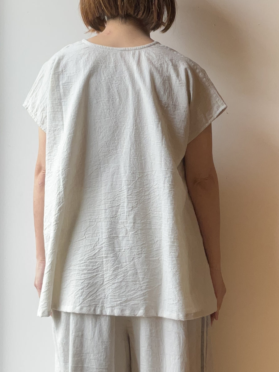 tamaki niime ｜廻　fuwaT  SHORT　濃淡　cotton