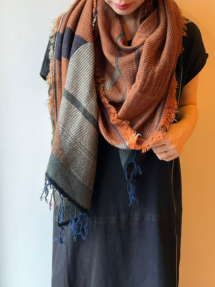 tamaki niime ｜ JQ shawl MIDDLE　wool