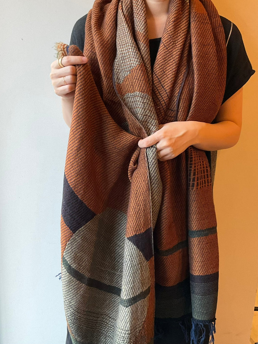 tamaki niime ｜ JQ shawl MIDDLE　wool