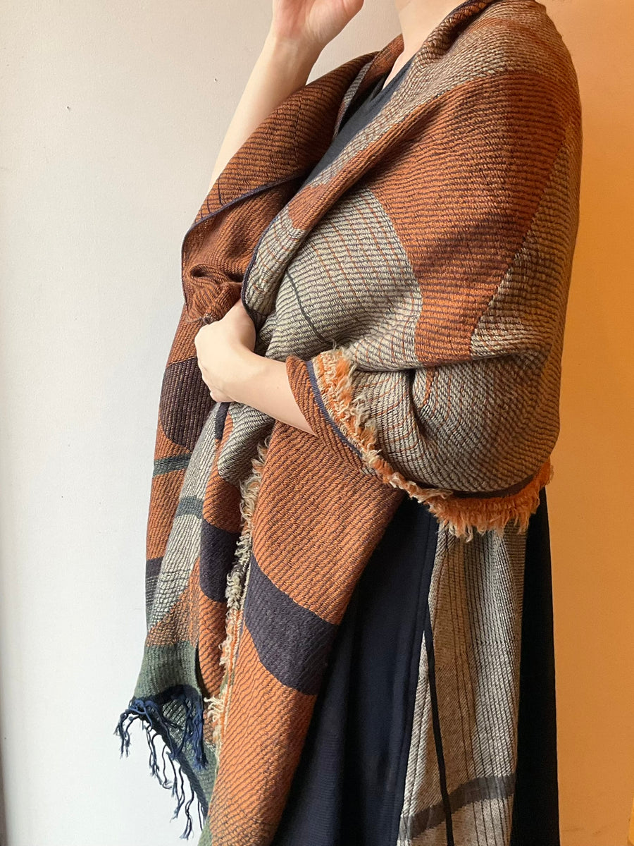 tamaki niime ｜ JQ shawl MIDDLE　wool