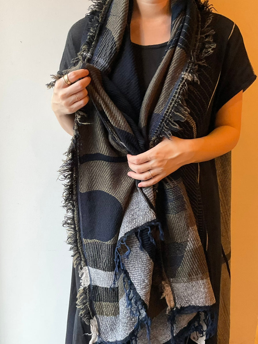 tamaki niime ｜ JQ shawl MIDDLE　wool