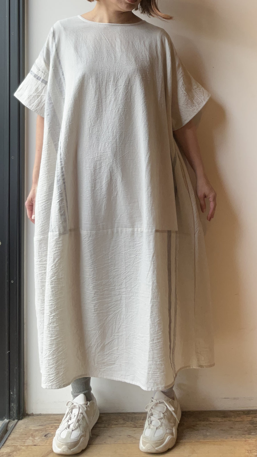 tamaki niime ｜廻　ポワンピ　濃淡　cotton