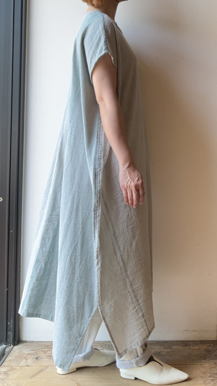 tamaki niime ｜fuwaT  LONG（ラウンドネック）  cotton