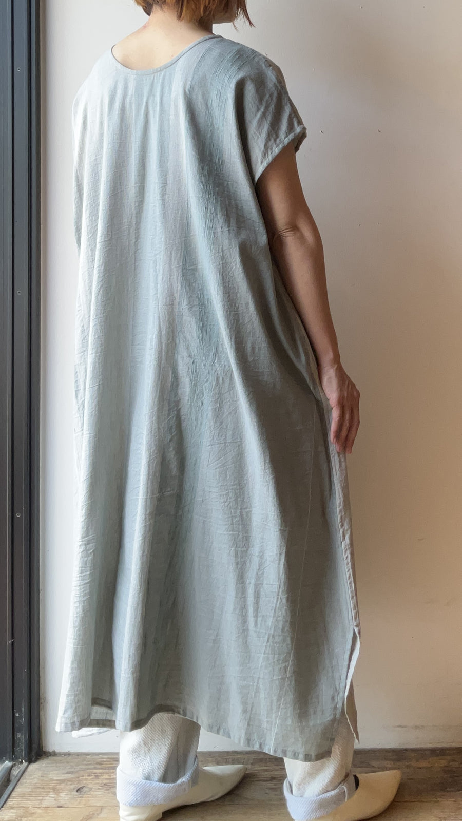 tamaki niime ｜fuwaT  LONG（ラウンドネック）  cotton
