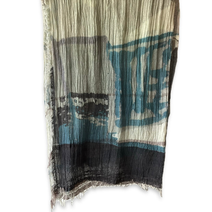 tamaki niime ｜ print shawl BIG　cotton