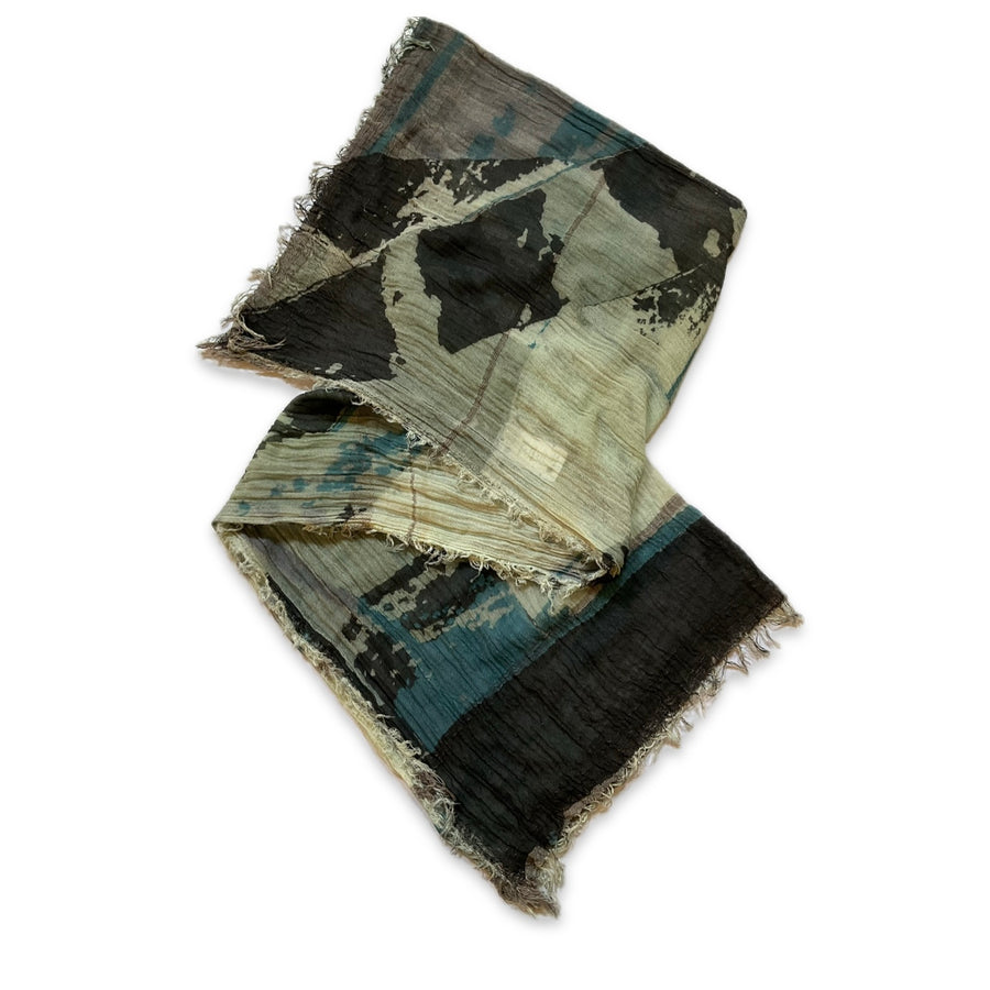 tamaki niime ｜ print shawl BIG　cotton