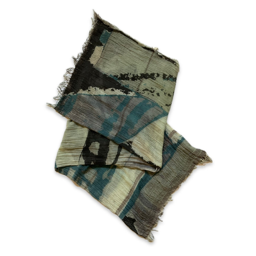 tamaki niime ｜ print shawl BIG　cotton
