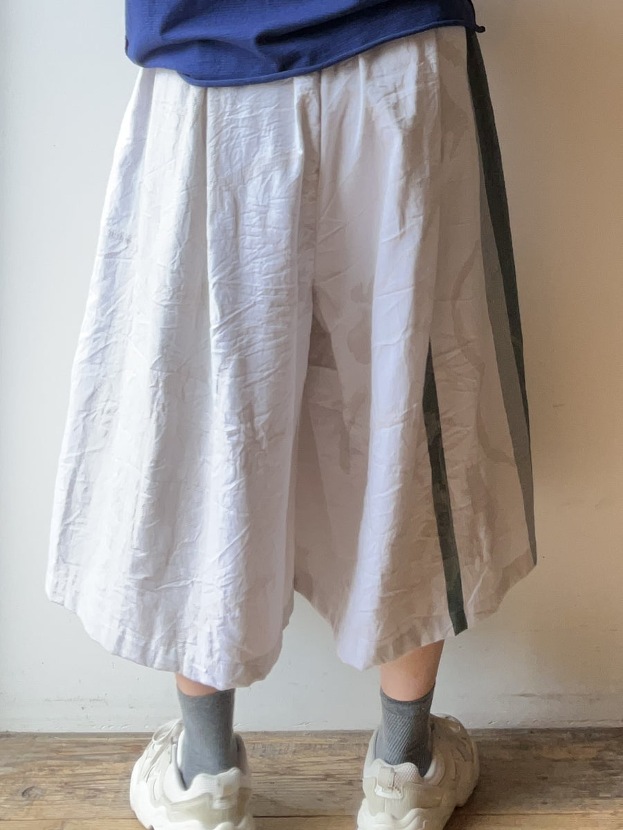 tamaki niime ｜wide pants SHORT pocket　cotton