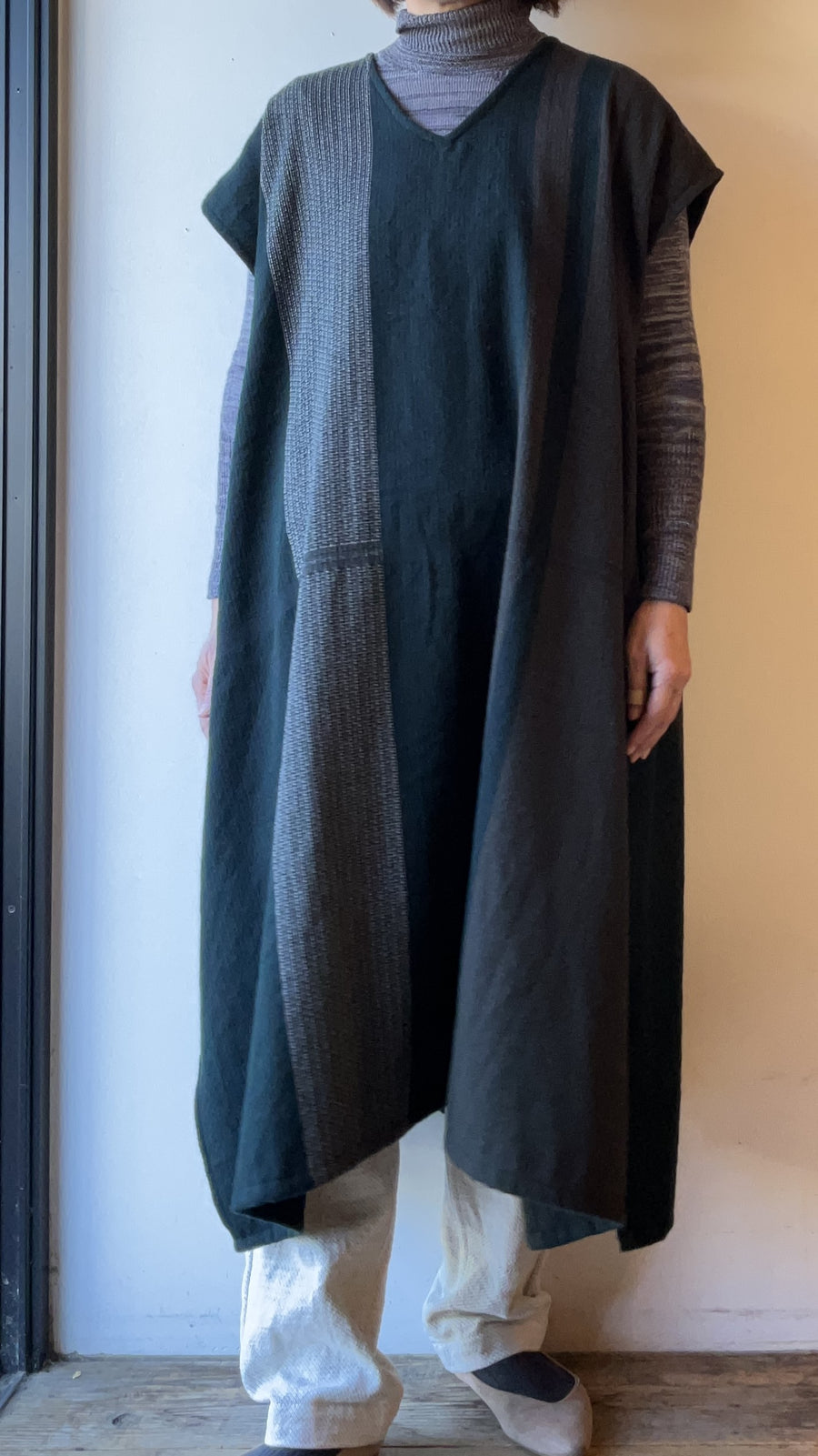 tamaki niime ｜fuwa-T  LONG　タン　wool