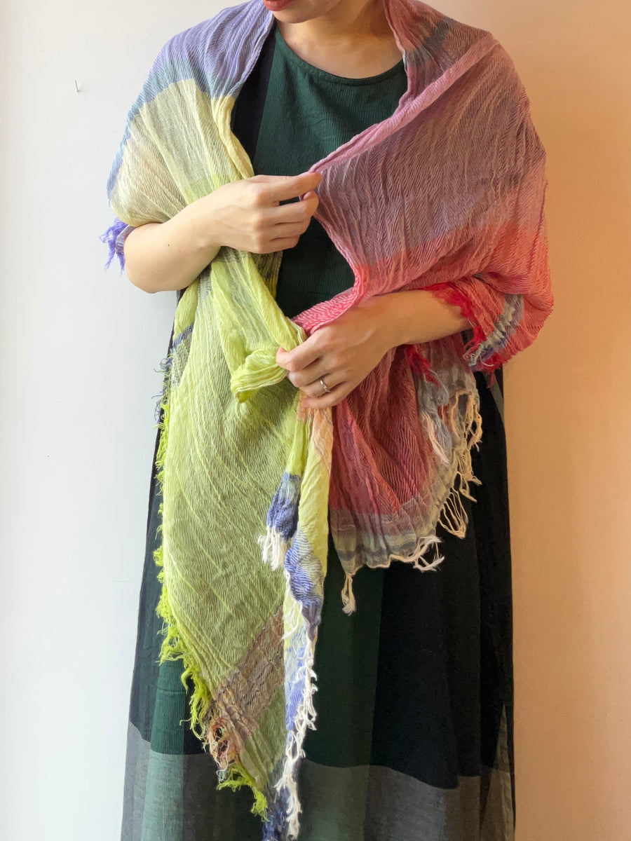 tamaki niime ｜ roots shawl MIDDLE　cotton