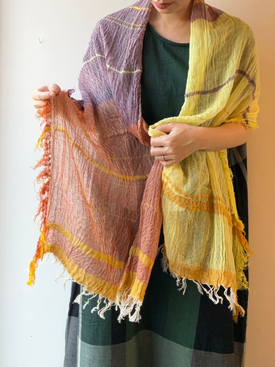 tamaki niime ｜ roots shawl MIDDLE　cotton