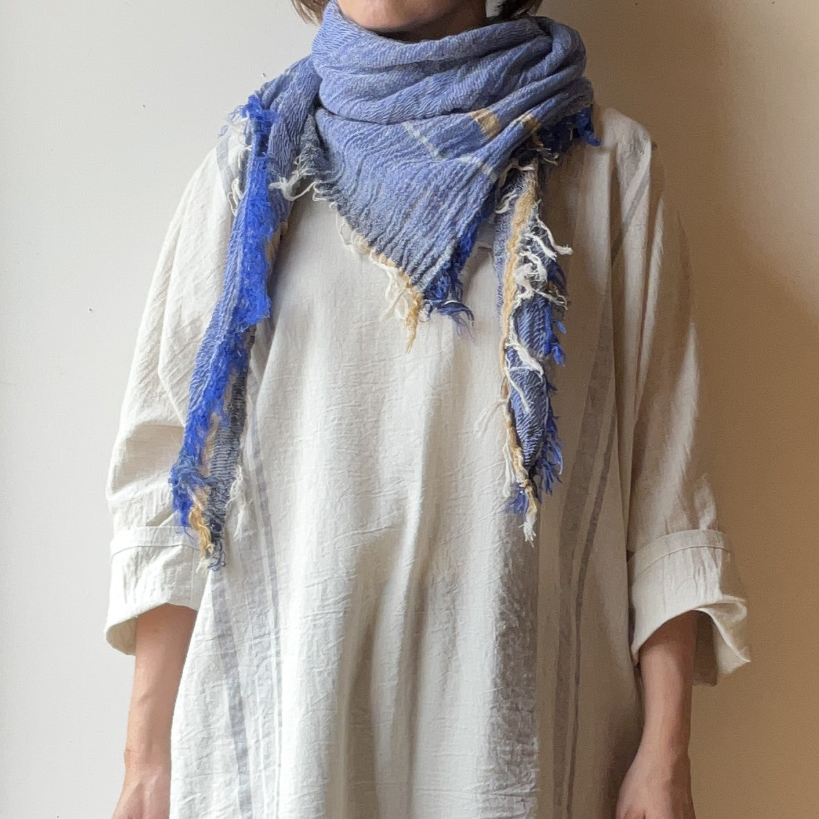 Tamaki niime ショールmiddle cotton roots shawl MIDDLE cotton｜tamaki niime 玉木新雌