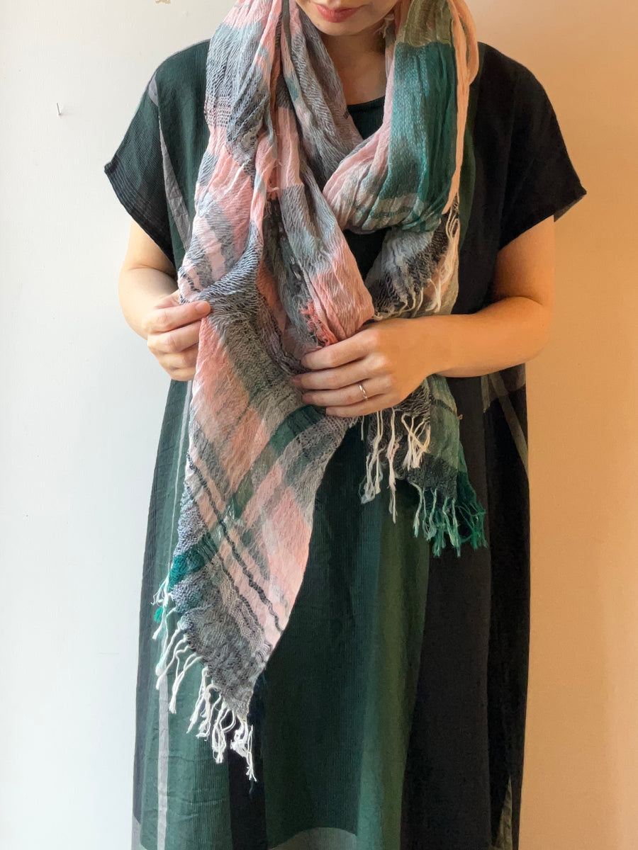 tamaki niime ｜ roots shawl BIG　cotton