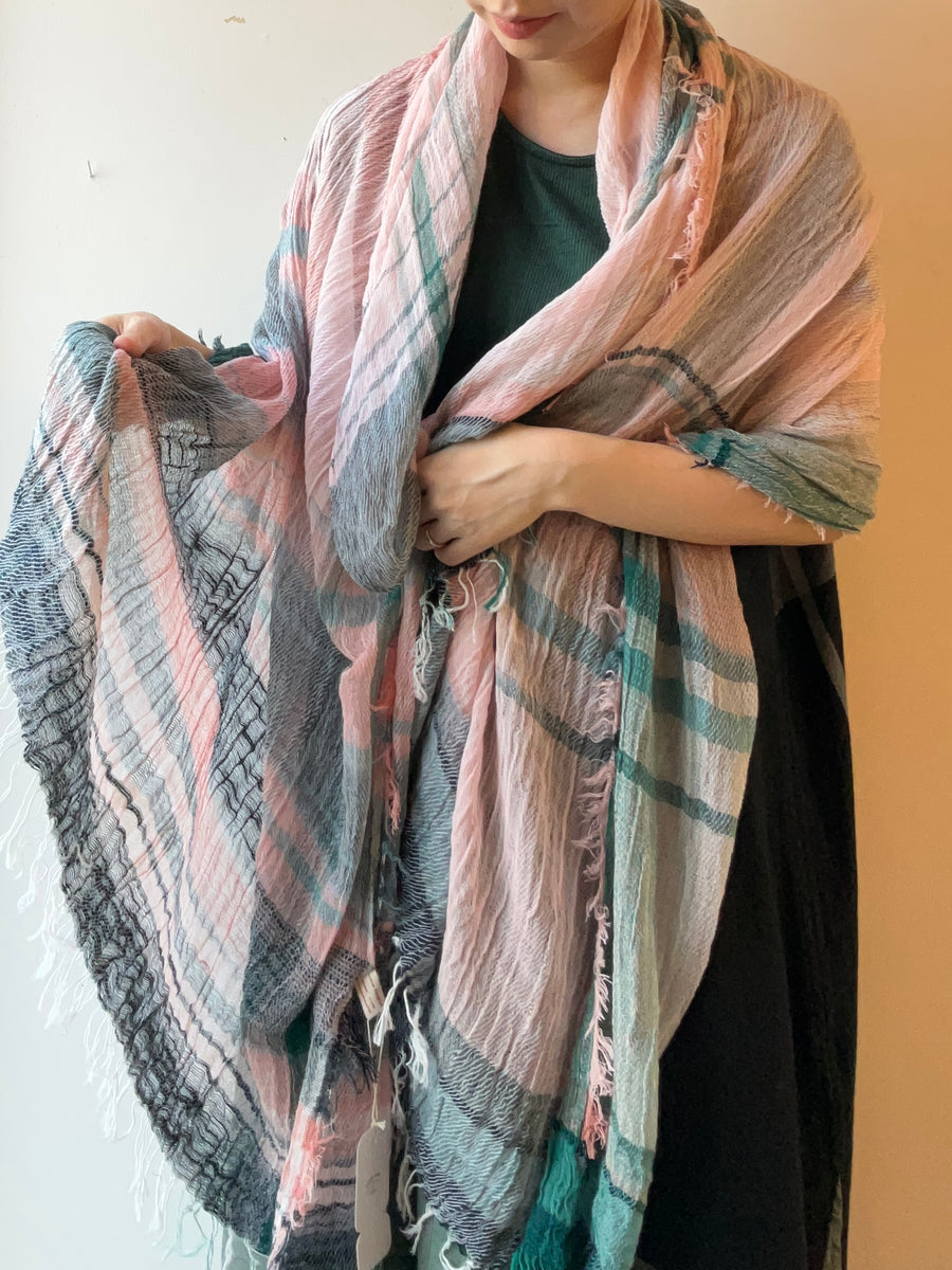 tamaki niime ｜ roots shawl BIG　cotton