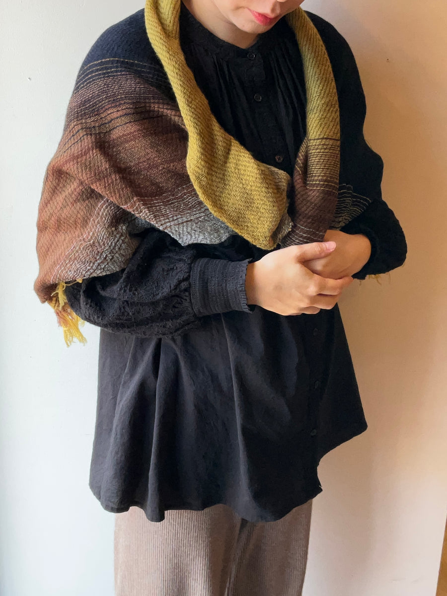 tamaki niime ｜ roots shawl SMALL　wool