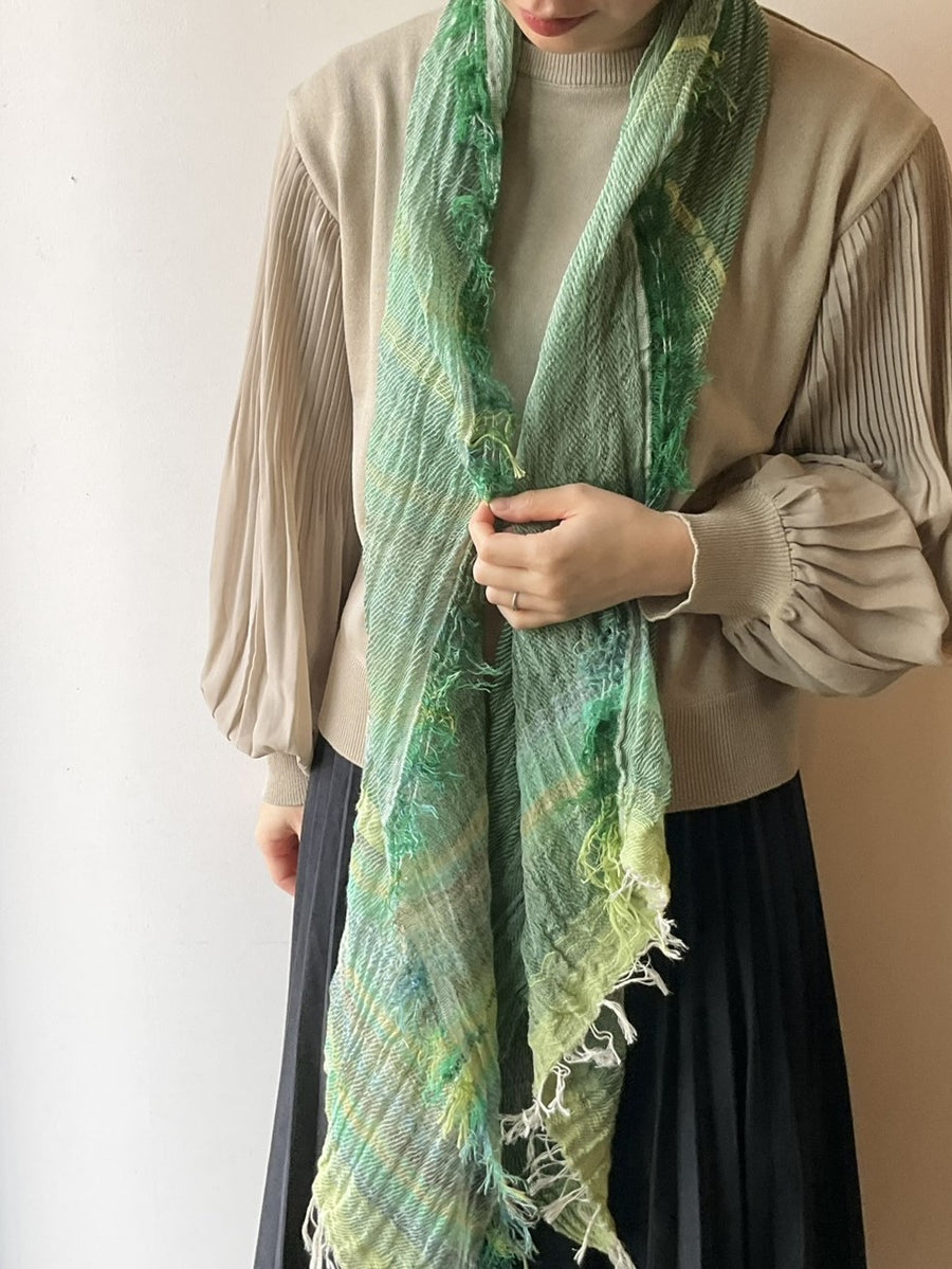 tamaki niime ｜ roots shawl MIDDLE　cotton