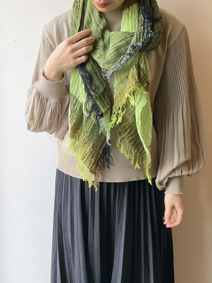 tamaki niime ｜ roots shawl MIDDLE　cotton