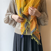 クラフトジャーナル｜tamaki niime ｜ roots shawl BIG cotton – CRAFT