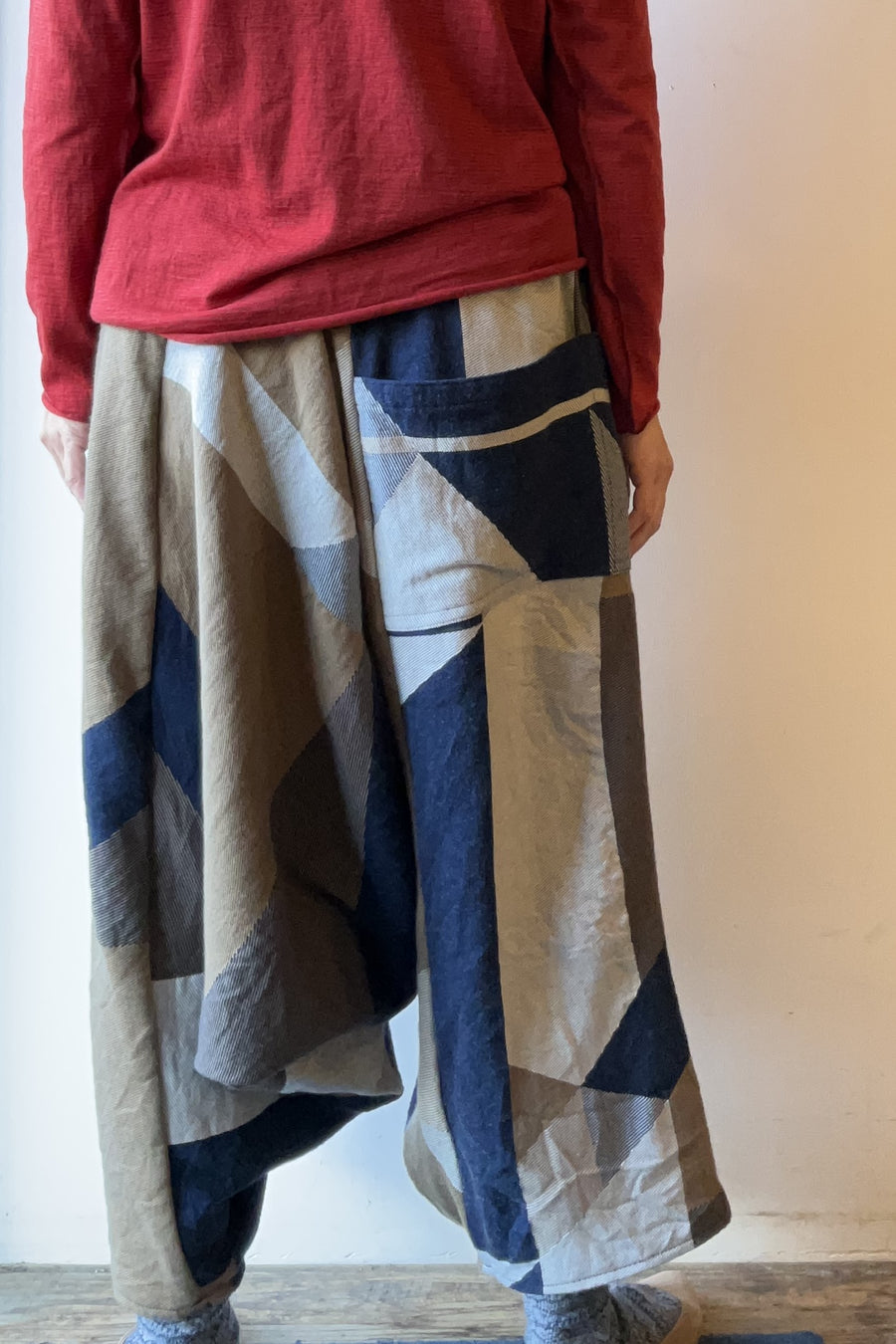 tamaki niime ｜ヲリヲリ tarun pants LONG　cotton