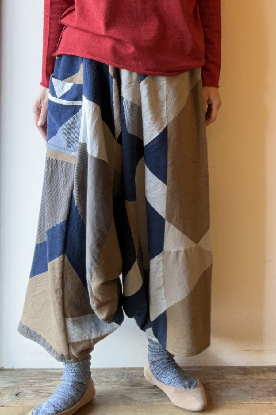 tamaki niime ｜ヲリヲリ tarun pants LONG　cotton