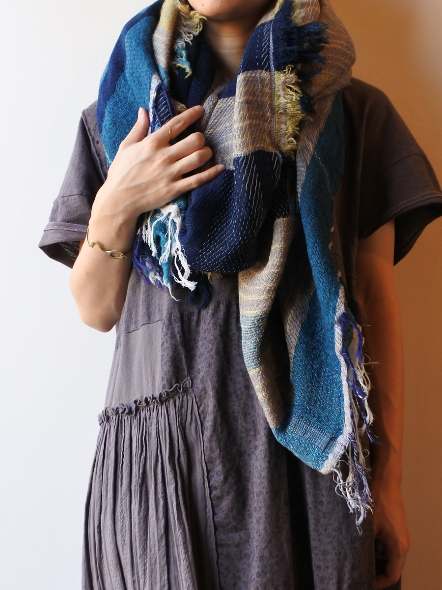tamaki niime ｜ roots shawl BIG　wool